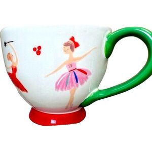 Robert Stanley Christmas ballet ballerina cup. Green or red handle. No flaws.